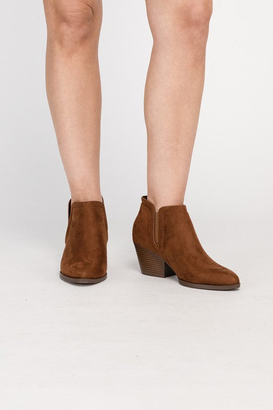 GWEN Suede Ankle Boots - Southern Grace Creations