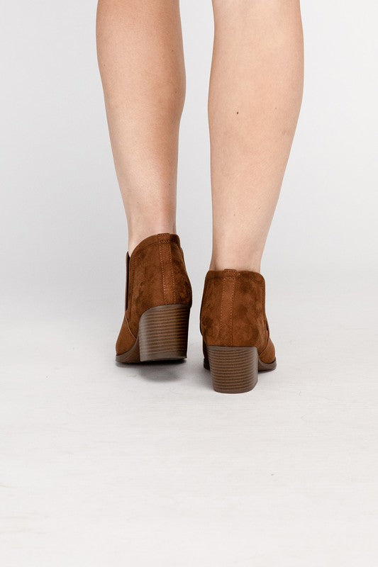GWEN Suede Ankle Boots - Southern Grace Creations