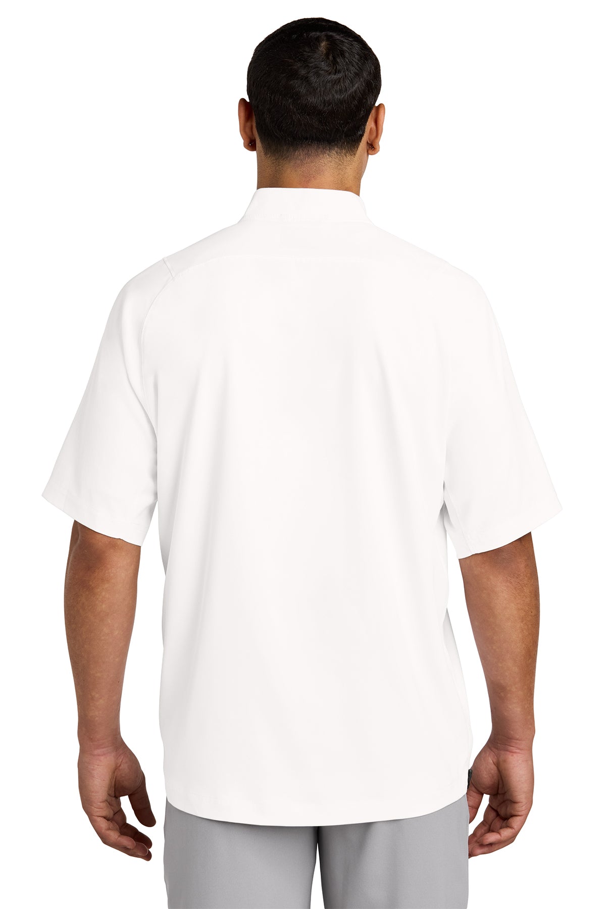 Peaches - Georgia Peaches Block Script - New Era Cage Short Sleeve 1/4-Zip Jacket