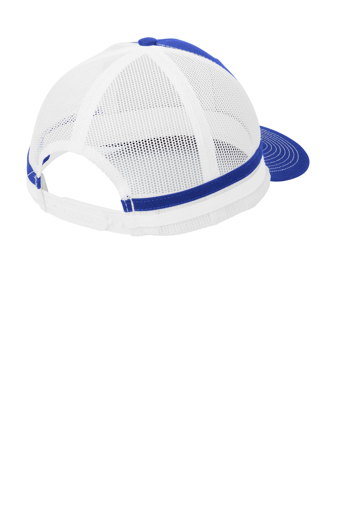 •Windsor - Two-Stripe Snapback Trucker Cap (C113) - Charcoal/White