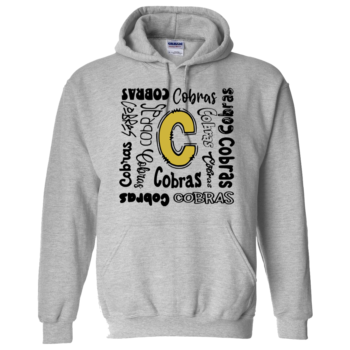 2_TwiggsCounty-CobrasindifferentfontswithC-AthleticHeatherhoodie