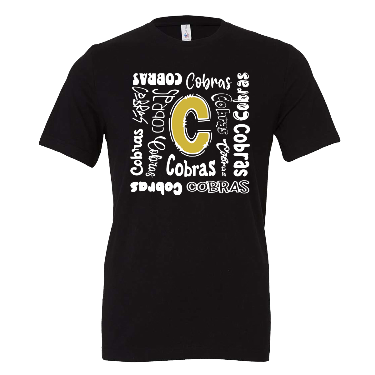 2_TwiggsCounty-CobrasindifferentfontswithC-BLACKshortsleeves