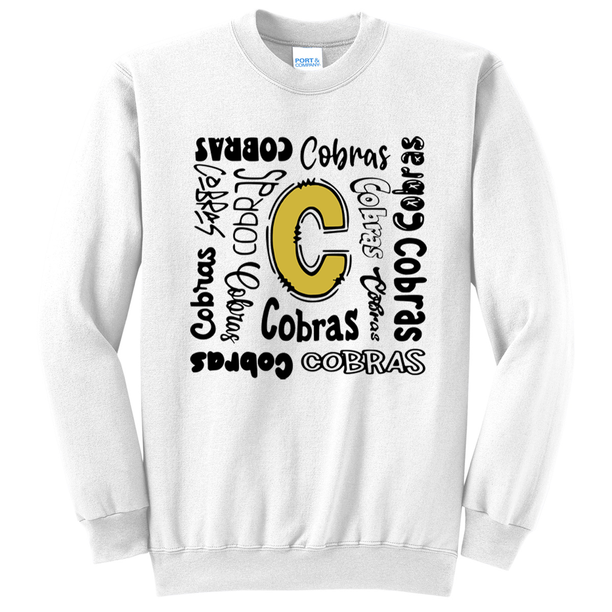 2_TwiggsCounty-CobrasindifferentfontswithC-WHITEsweatshirt