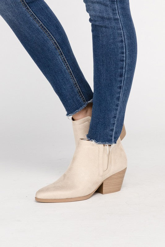GWEN Suede Ankle Boots - Southern Grace Creations
