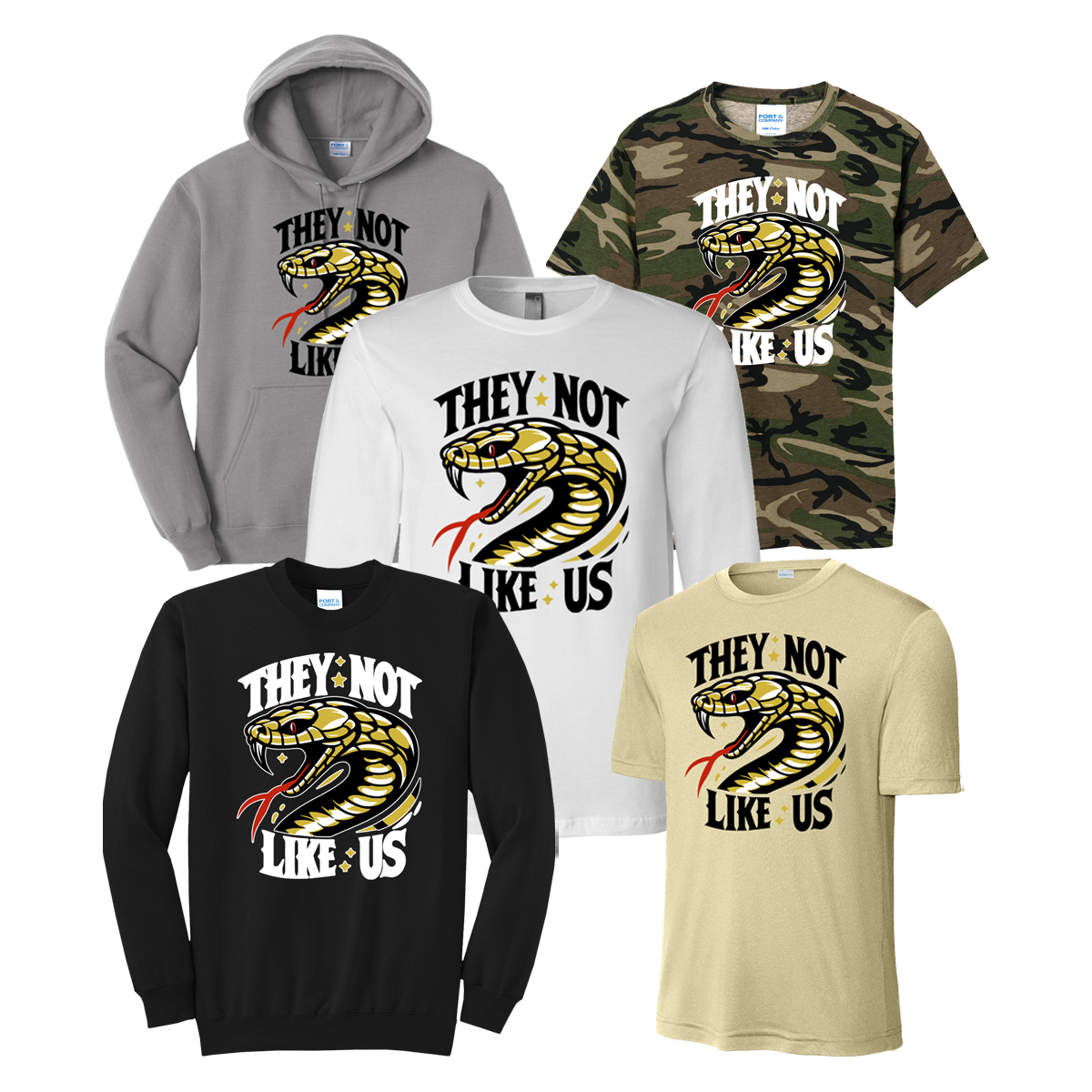 •Twiggs County - They Not Like Us Cobra (Tee/Drifit/Hoodie/Sweatshirt)