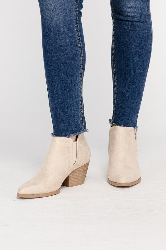 GWEN Suede Ankle Boots - Southern Grace Creations
