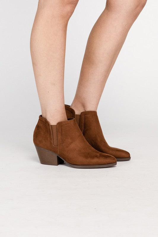 GWEN Suede Ankle Boots - Southern Grace Creations