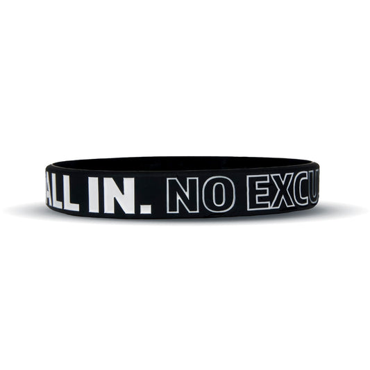 ALL IN. NO EXCUSES. Wristband - Southern Grace Creations