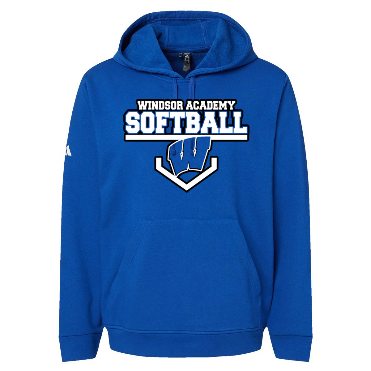 Windsor - Windsor Academy Softball - Adidas - Fleece Hooded Sweatshirt - A432