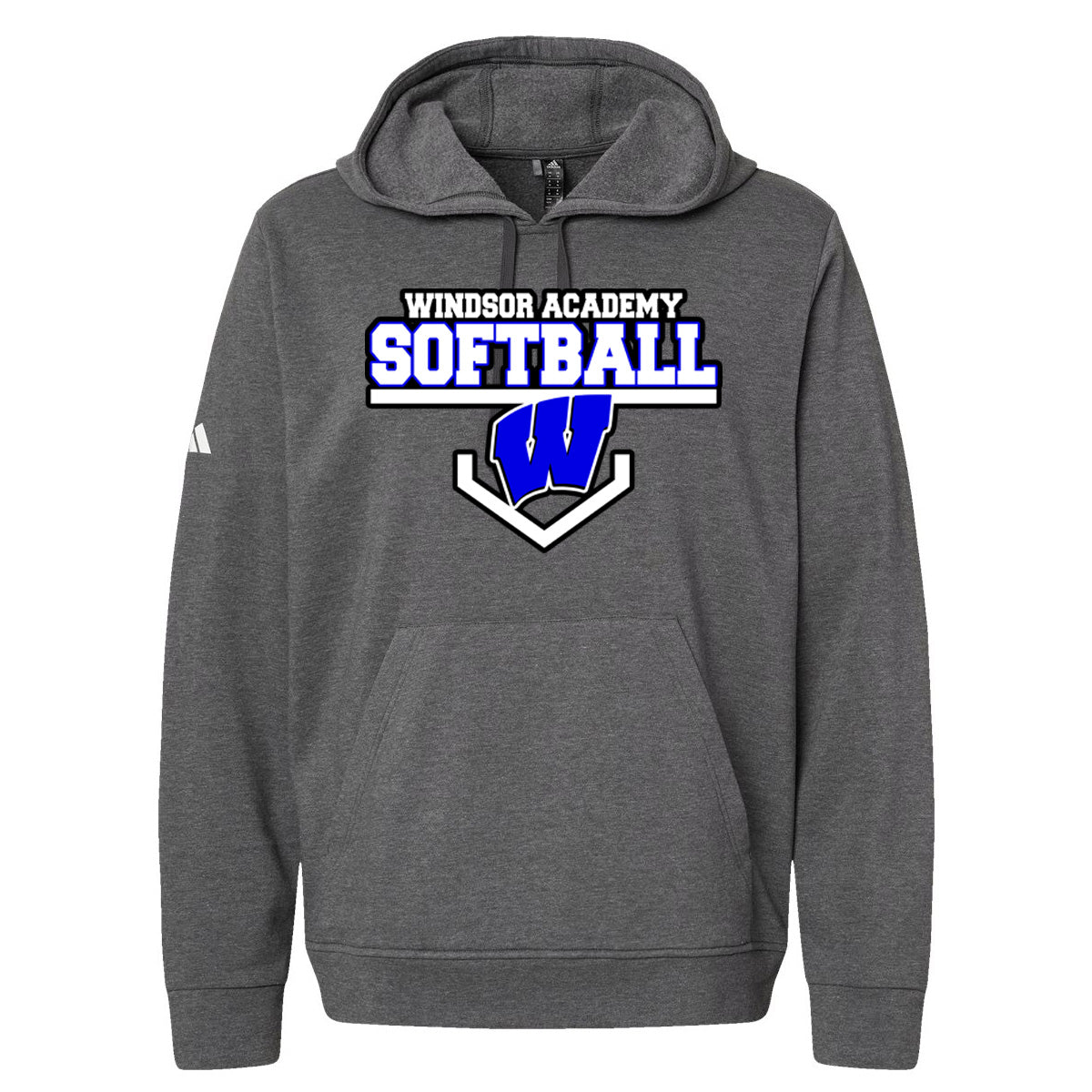 Windsor - Windsor Academy Softball - Adidas - Fleece Hooded Sweatshirt - A432