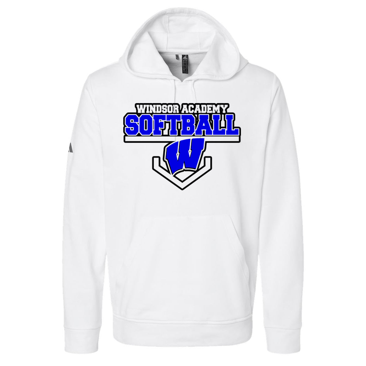 Windsor - Windsor Academy Softball - Adidas - Fleece Hooded Sweatshirt - A432
