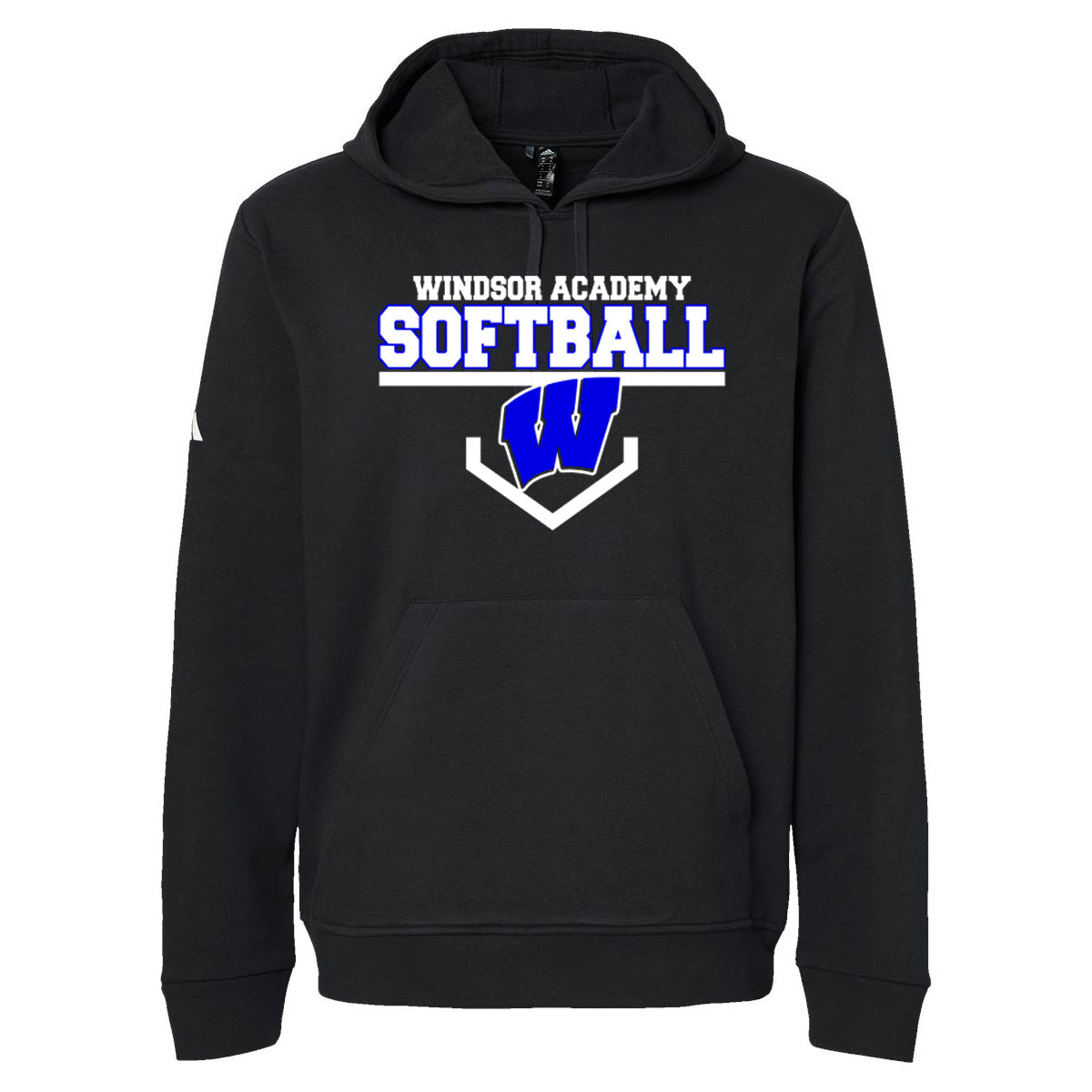 Windsor - Windsor Academy Softball - Adidas - Fleece Hooded Sweatshirt - A432