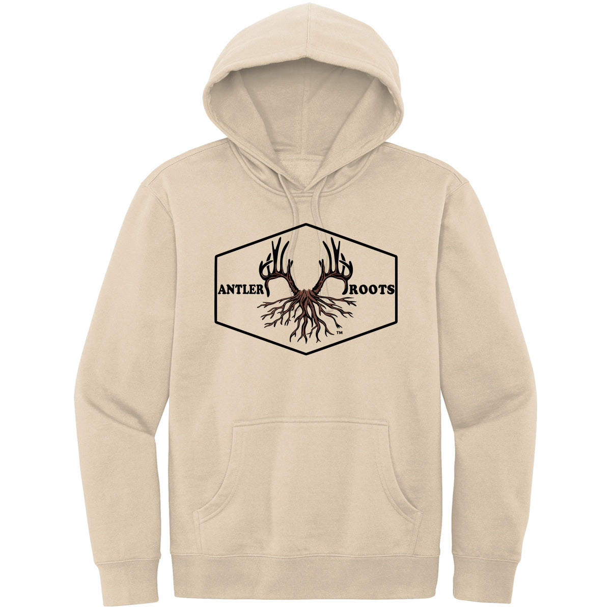 Antler Roots - Diamond Rectangle - Gardenia Hoodie - Southern Grace Creations