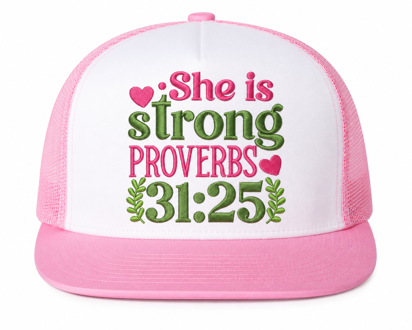 She Is Strong Hat - Pint/White Snapback