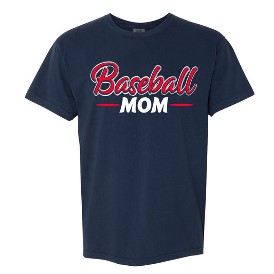 BASEBALL MOM SKETCH - Navy (Tee/DriFit/Hoodie/Sweatshirt) - Southern Grace Creations