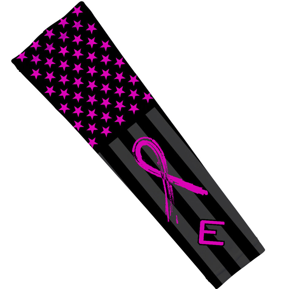 Shadow USA Flag Arm Sleeve - Breast Cancer Awareness Edition - Southern Grace Creations