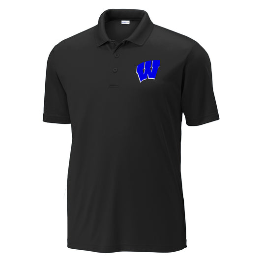 Windsor - Adult DriFit Moisture Wicking Polo - Black (ST550)