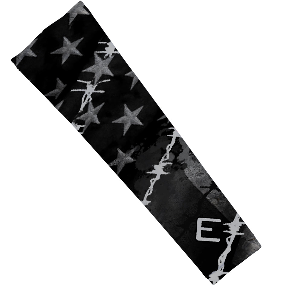 Barbed Wire USA Flag Arm Sleeve - Southern Grace Creations