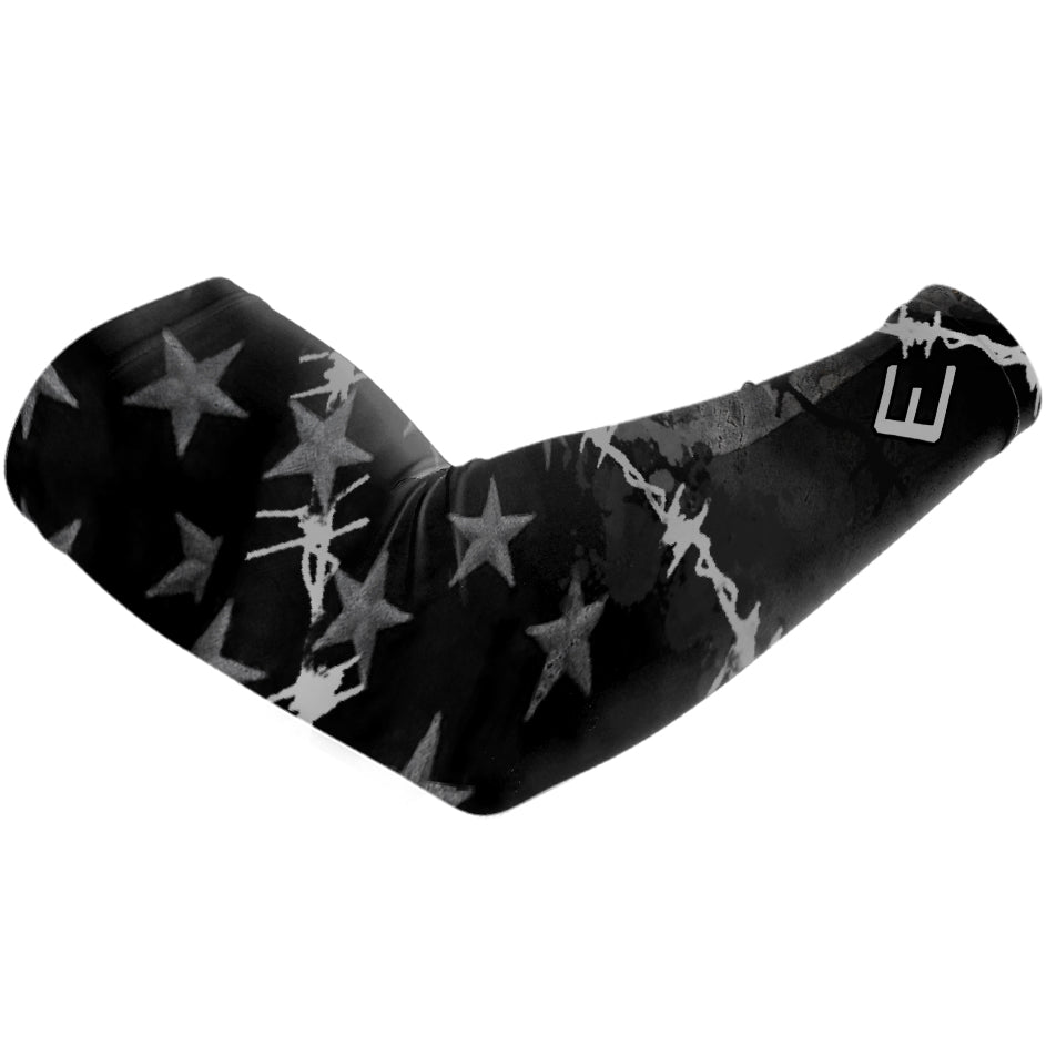 Barbed Wire USA Flag Arm Sleeve - Southern Grace Creations