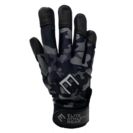 Blackout Camo Batting Gloves - Southern Grace Creations