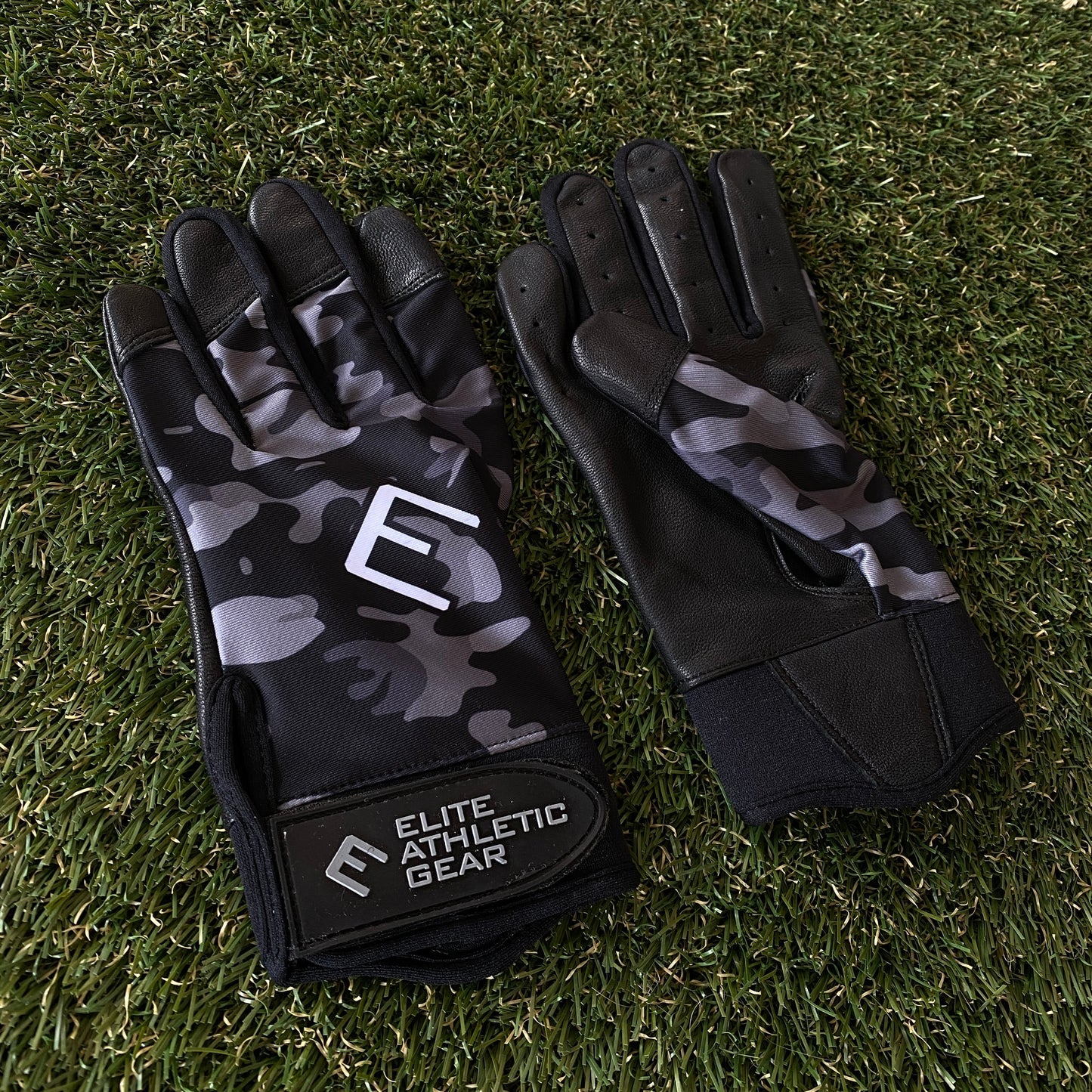 Blackout Camo Batting Gloves - Southern Grace Creations