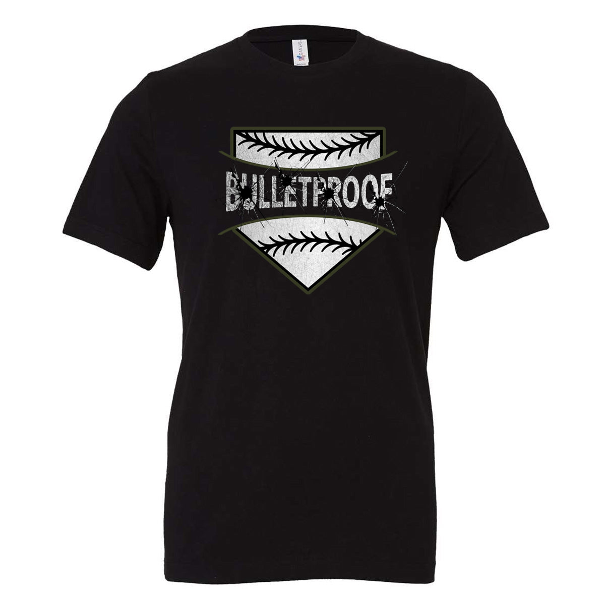 Bulletproof Fastpitch - Bulletproof Logo - Black (Tee/Hoodie/Sweatshirt) - Southern Grace Creations bulletproof fastpitch softball