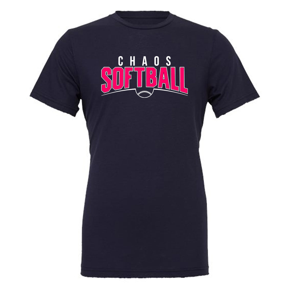 Chaos - Chaos Softball Curved - Navy (Tee/DriFit/Hoodie/Sweatshirt) - Southern Grace Creations