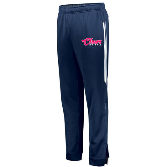 Chaos - Retro Grade Pants with Chaos Softball (DopeDtyle Font) - Navy - Southern Grace Creations