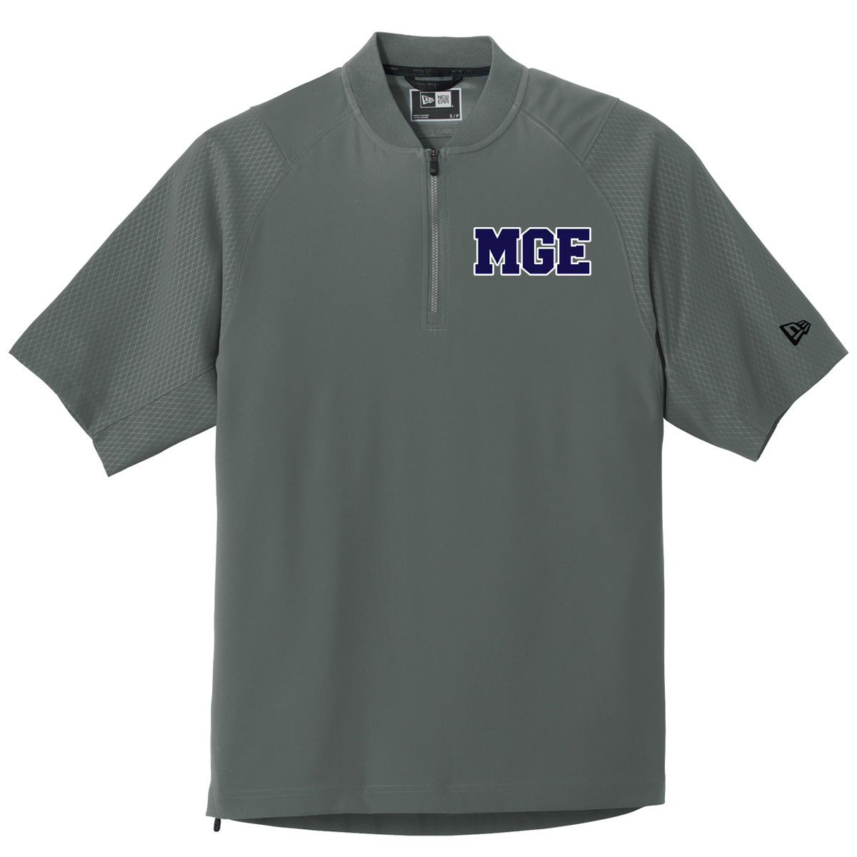 Elite - New Era Cage Short Sleeve 1/4-Zip Jacket - Graphite (NEA600) - Southern Grace Creations