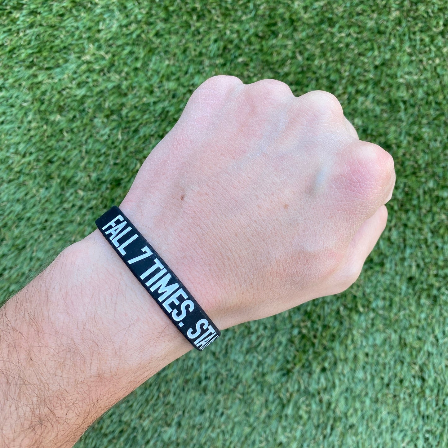 FALL 7 TIMES. STAND UP 8. Wristband - Southern Grace Creations