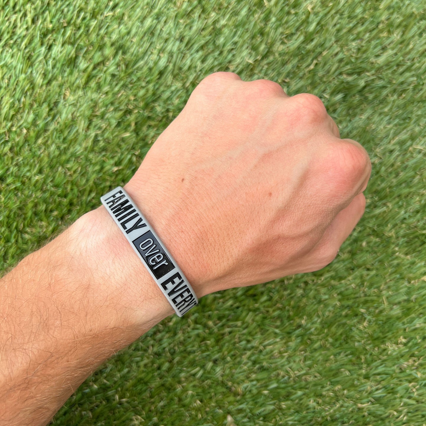 FAMILY OVER EVERYTHING Wristband - Southern Grace Creations