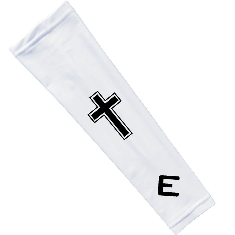 Faith Cross White Arm Sleeve - Southern Grace Creations