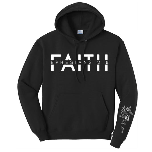 Faith - You Are Worth It - Black (Tee/Hoodie/Sweatshirt) - Southern Grace Creations