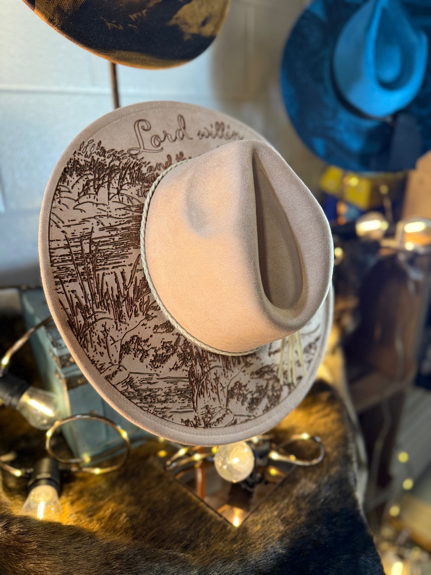 Lord Willin and the Creek don’t Rise Cowboy/Cowgirl Hat