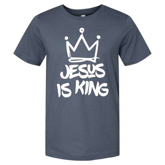 Jesus is King - Vintage Navy (Tee/Hoodie/Sweatshirt) - Southern Grace Creations