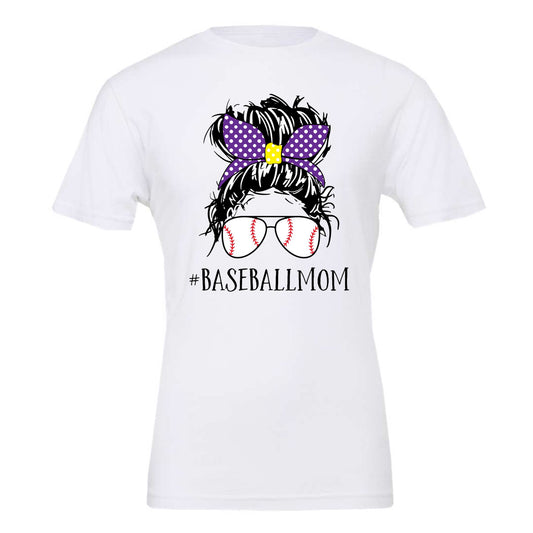 Jones County - #BaseballMom - White (Tee/Hoodie/Sweatshirt) - Southern Grace Creations