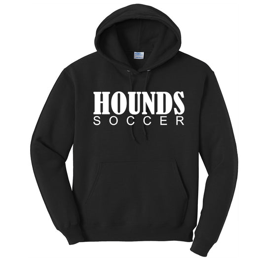 Jones County - Hounds Soccer (bernard) - Black (Tee/DriFit/Hoodie/Sweatshirt) - Southern Grace Creations