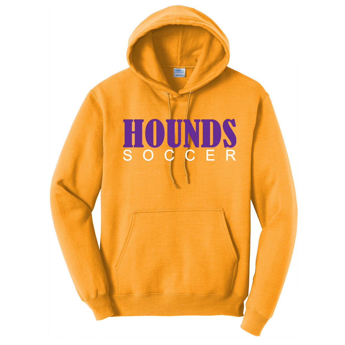 Jones County - Hounds Soccer (bernard) - Yellow/Gold (Tee/DriFit/Hoodie/Sweatshirt) - Southern Grace Creations