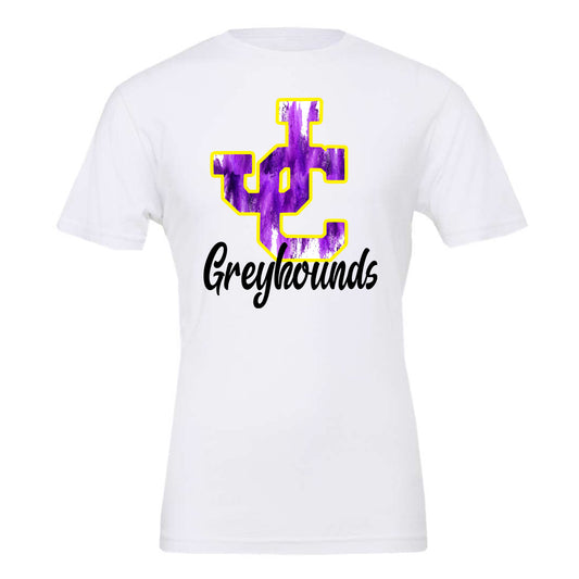 Jones County - JC Tie Dye Greyhounds - White (Tee/DriFit/Hoodie/Sweatshirt) - Southern Grace Creations