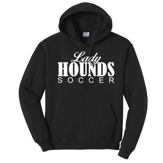 Jones County - Lady Hounds Soccer (bernard) - Black (Tee/DriFit/Hoodie/Sweatshirt) - Southern Grace Creations