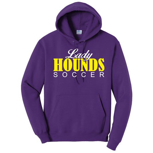 Jones County - Lady Hounds Soccer (bernard) - Team Purple (Tee/DriFit/Hoodie/Sweatshirt) - Southern Grace Creations