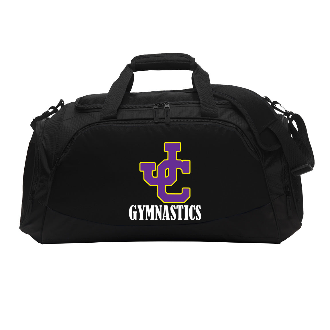 Jones County - Active Duffel Bag with Your Name or Favorite Sport - Black (BG801) - Southern Grace Creations