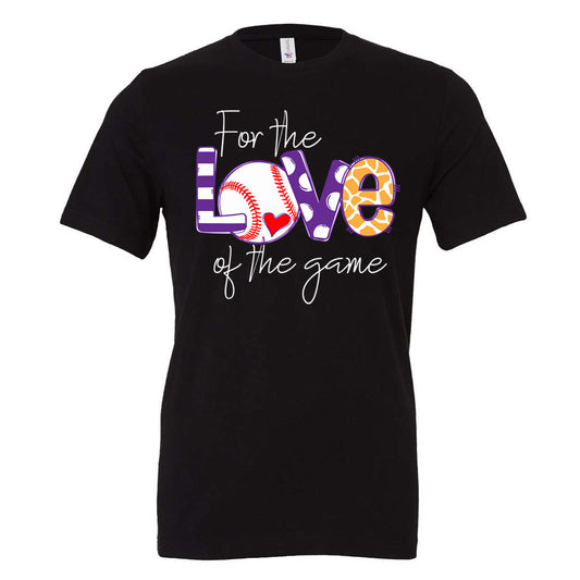 Jones County - Baseball - For The Love of the Game - Black (Tee/DriFit/Hoodie/Sweatshirt) - Southern Grace Creations