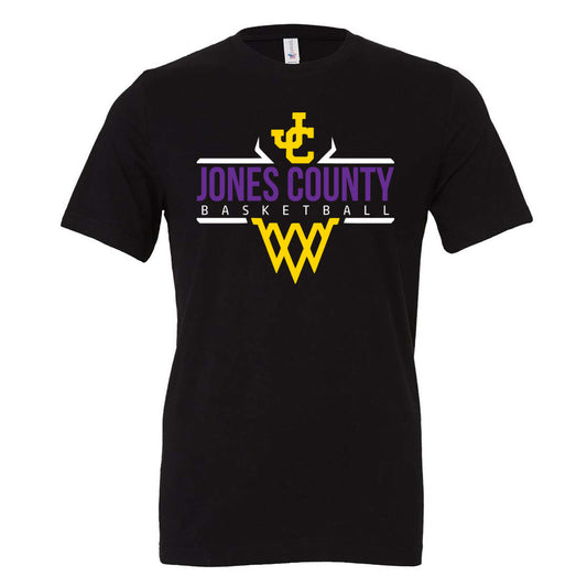 Jones County - Basketball Net - Black (Tee/DriFit/Hoodie/Sweatshirt) - Southern Grace Creations