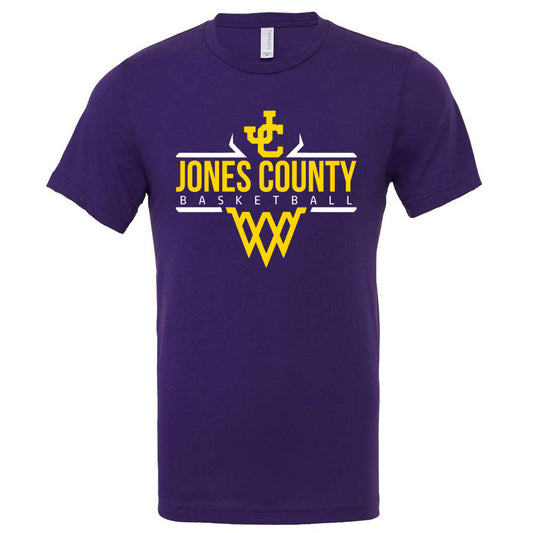 Jones County - Basketball Net - Team Purple (Tee/DriFit/Hoodie/Sweatshirt) - Southern Grace Creations