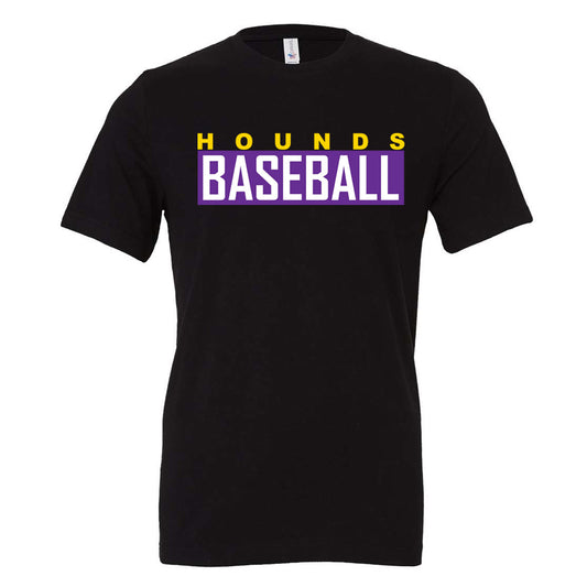 Jones County - Hounds Baseball 1 - Black (Tee/DriFit/Hoodie/Sweatshirt) - Southern Grace Creations