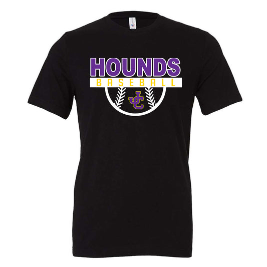 Jones County - Hounds Baseball 2 - Black (Tee/DriFit/Hoodie/Sweatshirt) - Southern Grace Creations