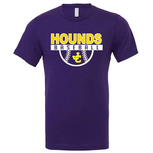 Jones County - Hounds Baseball 2 - Team Purple (Tee/DriFit/Hoodie/Sweatshirt) - Southern Grace Creations