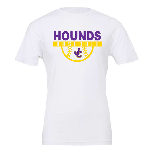 Jones County - Hounds Baseball 2 - White (Tee/DriFit/Hoodie/Sweatshirt) - Southern Grace Creations