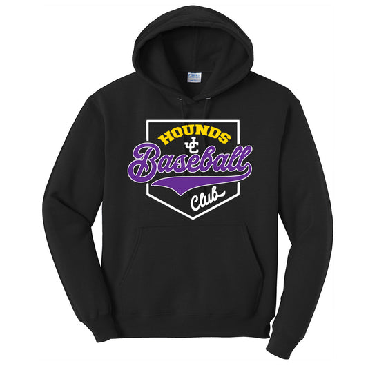 Jones County - Hounds Baseball Club - Black (Tee/DriFit/Hoodie/Sweatshirt) - Southern Grace Creations
